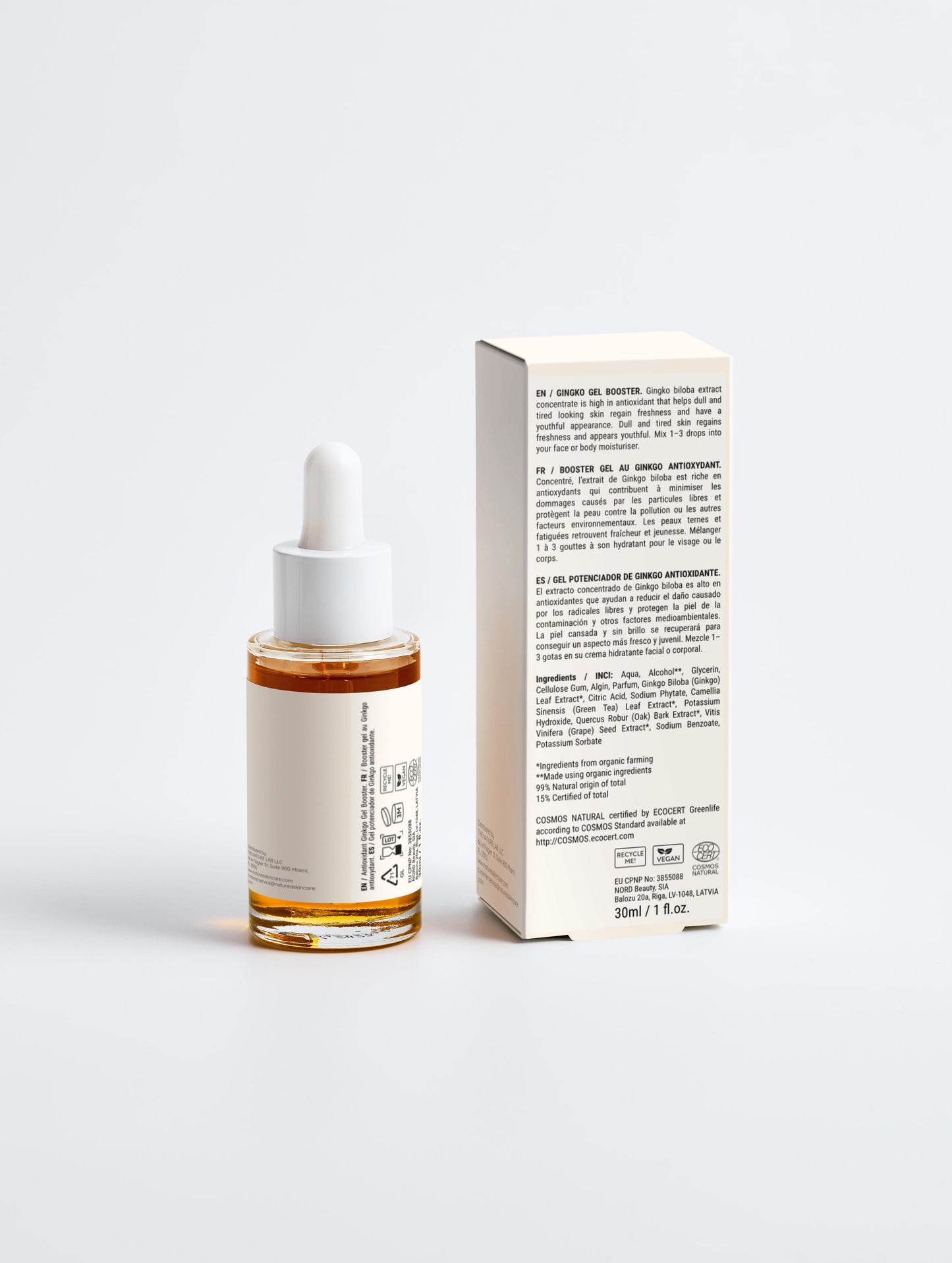 Anti-oxidant Ginkgo Gel Booster